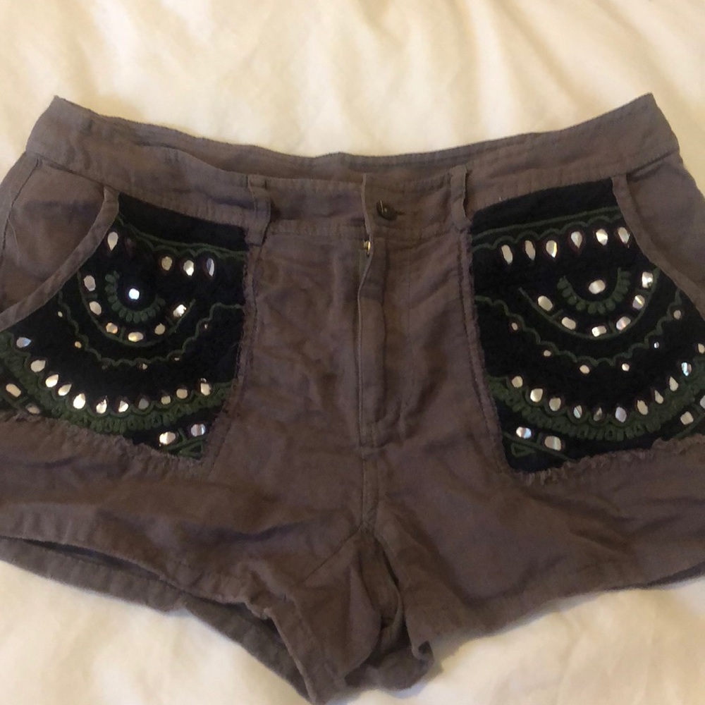 Embellished free people shorts